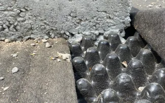 Ausbetoniertes Flordrain® FD 40