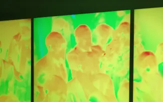 Ausstellungsfläche Überhitzung